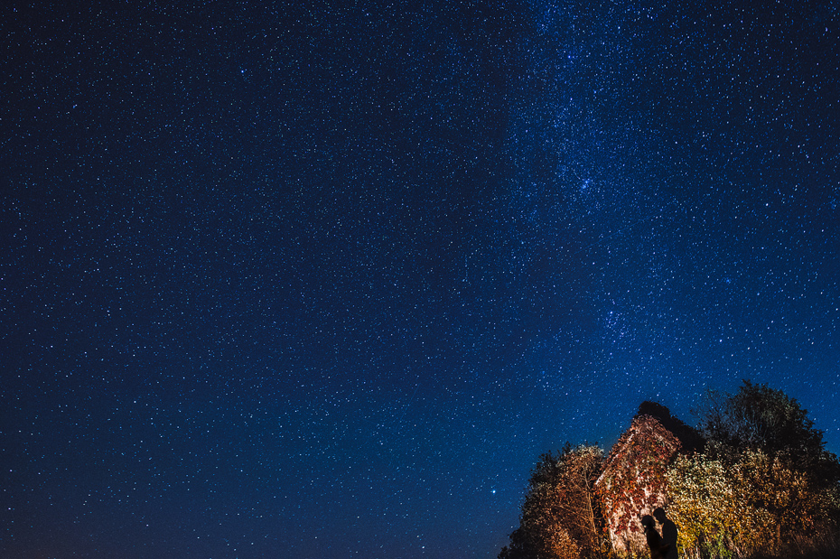 Couple Night Sky Portrait