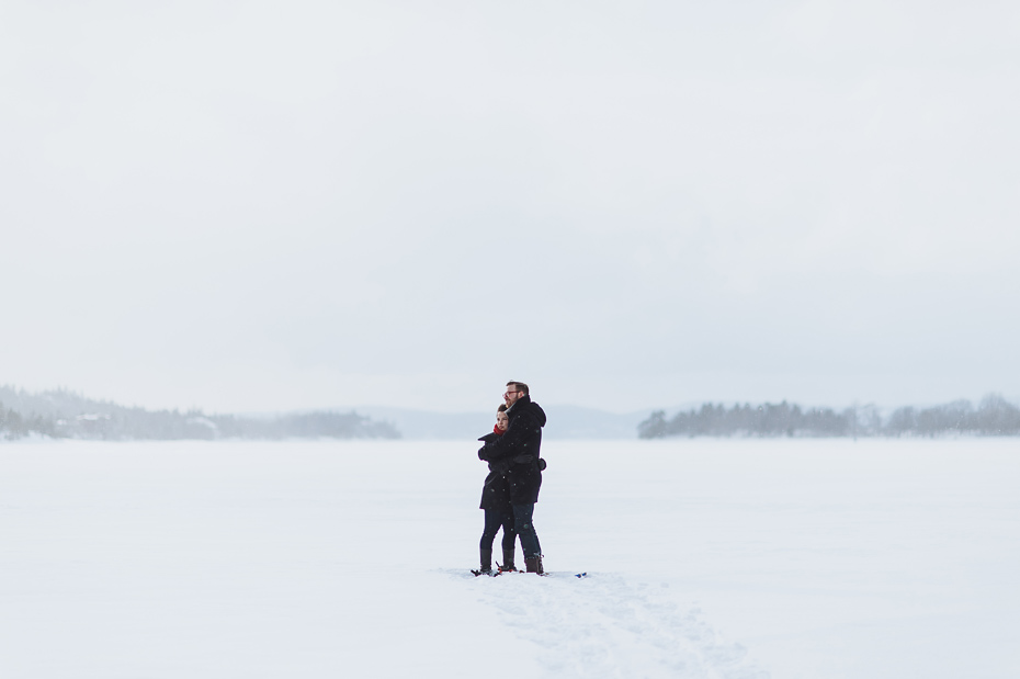 Snowshoe Engagement Photos