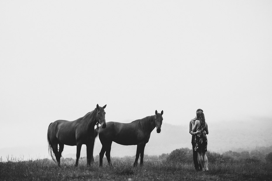 Foggy New Brunswick Engagement